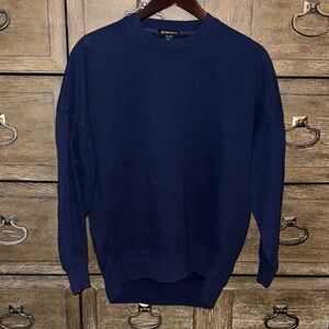 Beyond yoga Deep Blue Crewneck Sweater xs